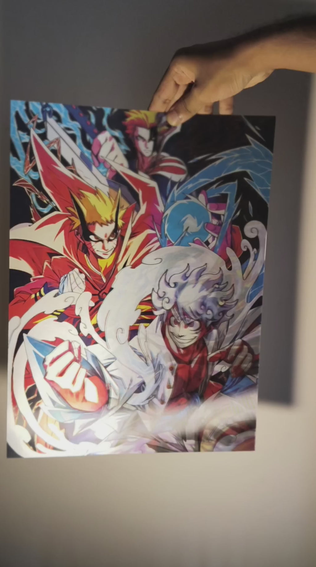 One Piece: Monkey D. Luffy Conqueror's Haki 3D Lenticular Poster