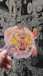 Luffy Gear 5 Lightning 3D Sticker