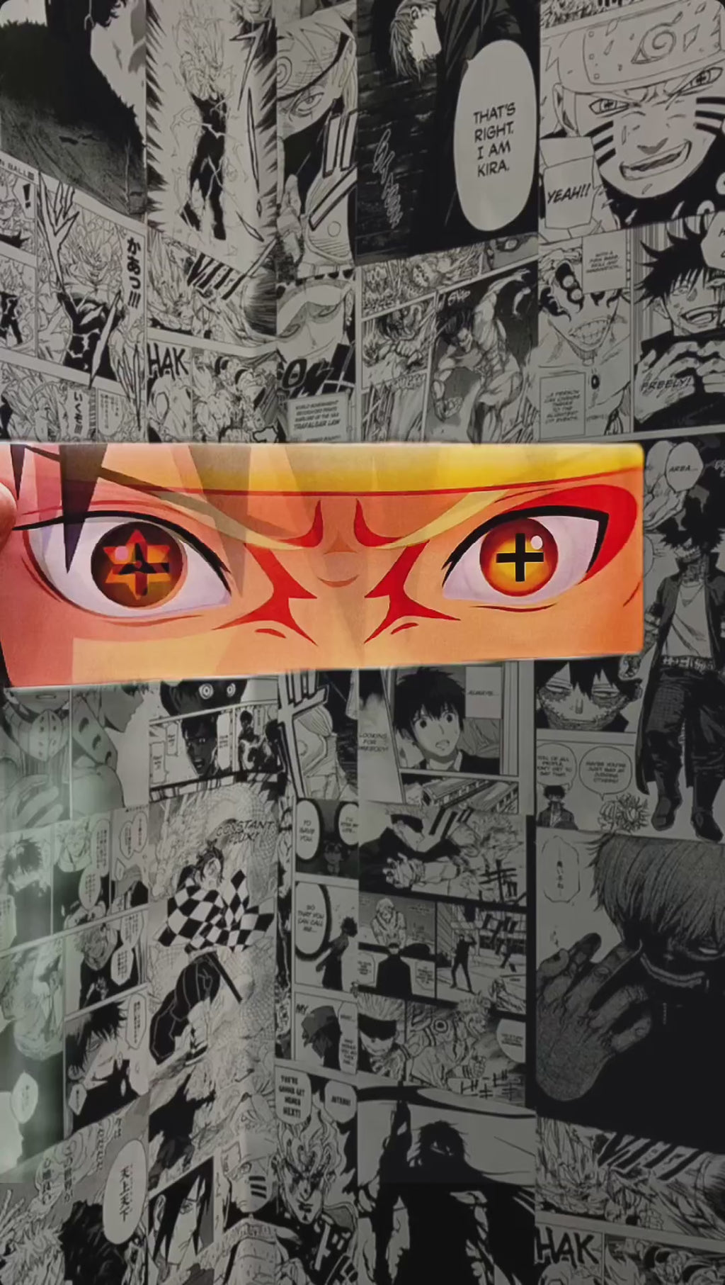 Rinnegan & Sharingan Eyes 3D Sticker