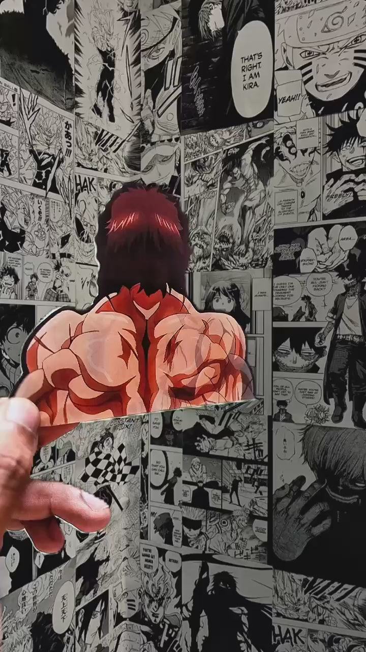 Baki Hanma Grappler 3D Sticker