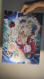 One Piece: Luffy Gear 4 Snakeman 3D Lenticular Poster