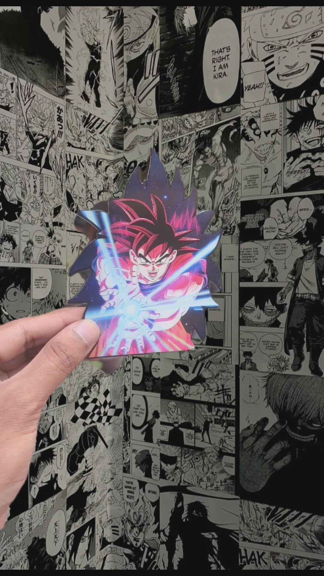 Super Saiyan God Goku Kamehameha