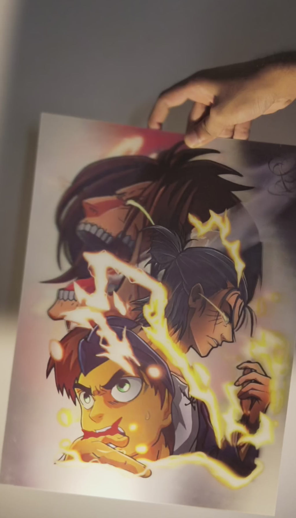 Attack on Titan: Eren & The Rumbling Epic 3D Lenticular Poster