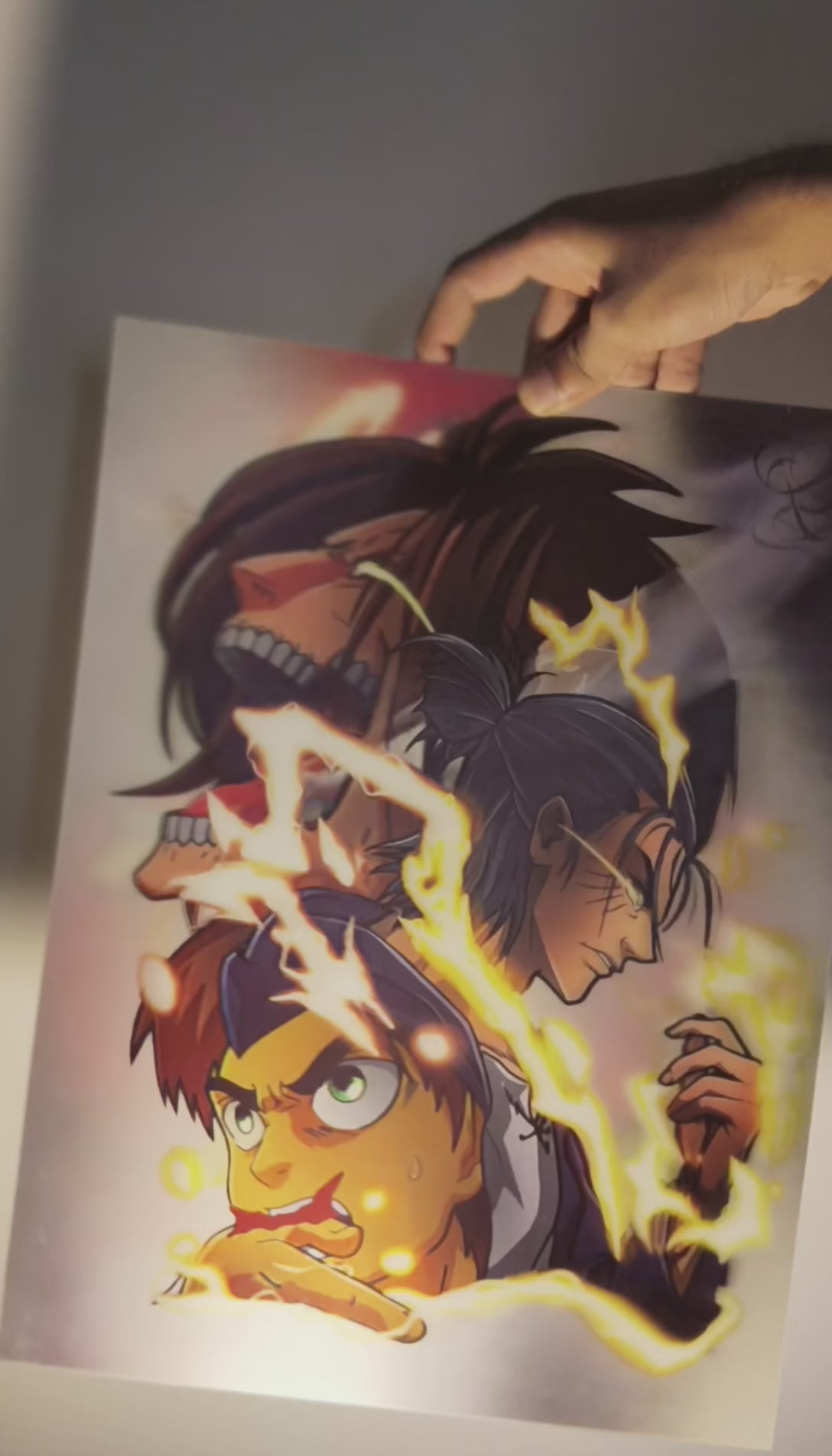 Attack on Titan: Eren & The Rumbling Epic 3D Lenticular Poster