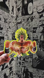 Broly Wrath Unleashed 3D Sticker