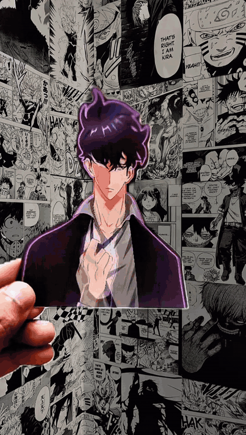 Sung Jinwoo Arise Shadow Army 3D Sticker