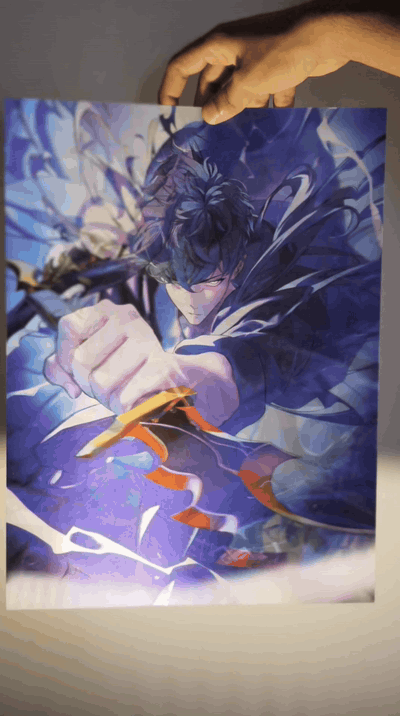 Solo Leveling 3D Lenticular Poster