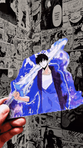 Sung Jinwoo Hunter to Shadow Monarch 3D Sticker